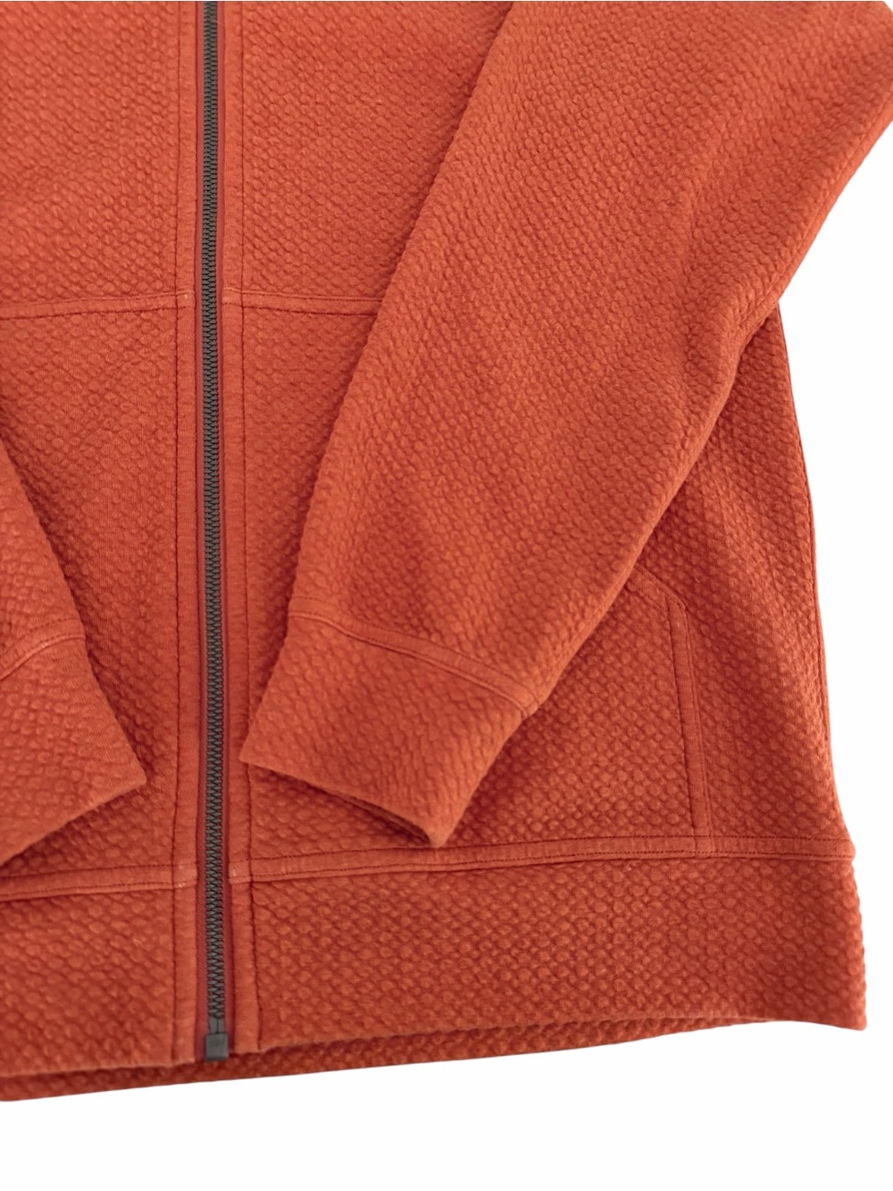 LULULEMON Heathered Brick/White All Yours Zip Hoodie Bubble Dot 6 - Picture 6 of 16